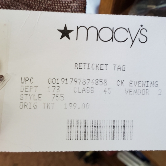 Calvin Klein Sequin Long-Sleeve Mini Dress - Rose Gold Size 4 - Picture 4 of 9